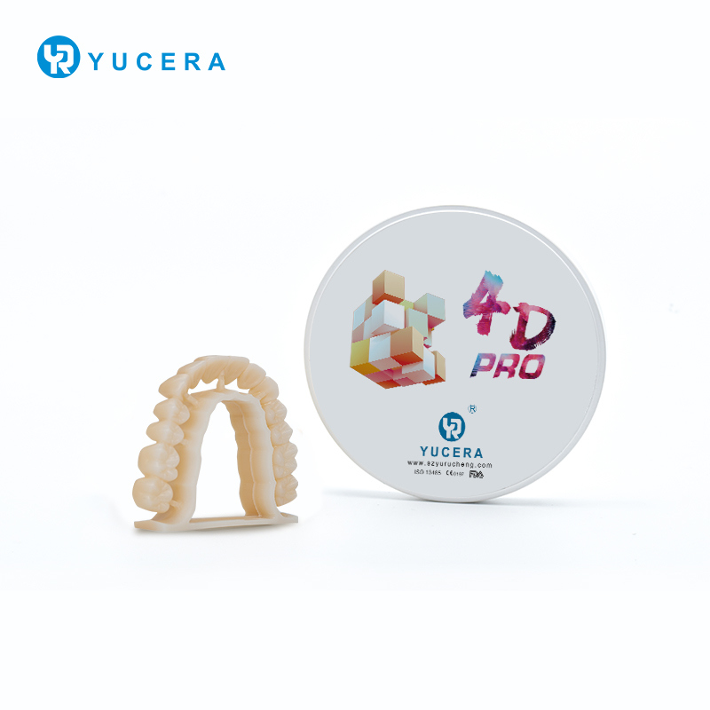 Yucera 4D Plus Multilayer Zirconia Dental Blocks Hot Sale Dental Zirconia Dental Zirconia Disc for Milling