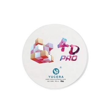 YUCERA 4D PRO Multilayer Dental Zirconia Block CAD CAM Ceramic Zirconia Block Dental Materials for Other Dental Equipments