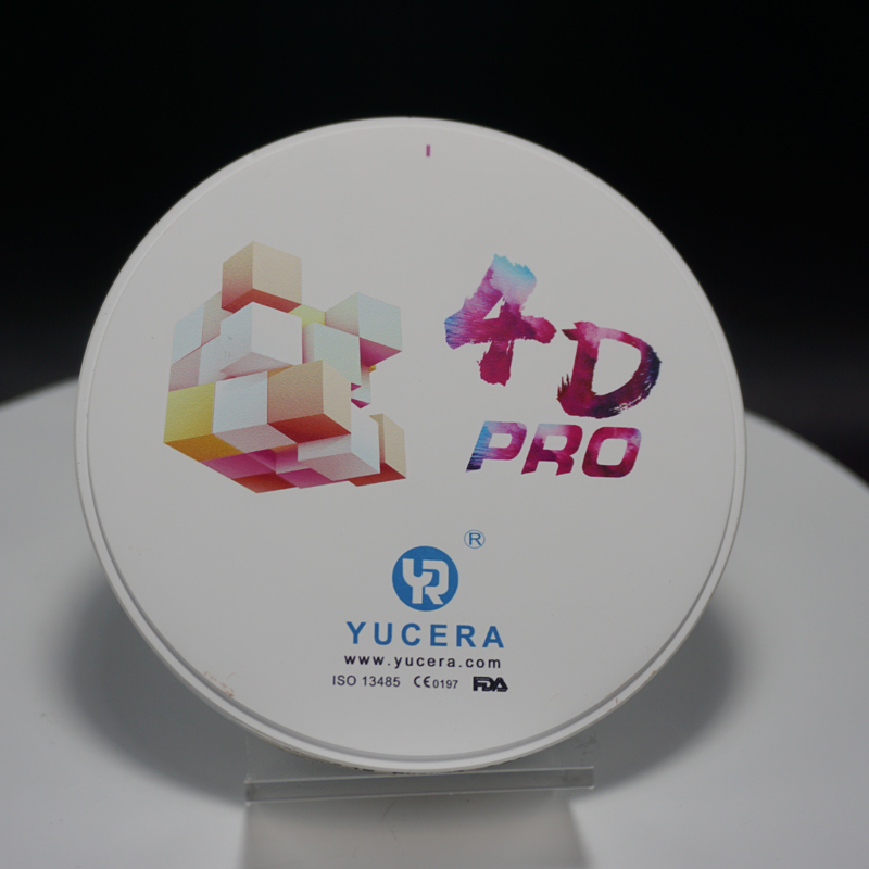 Yucera Dental All Ceramic Zirconia Block Dental Lab 4D Pro Mul-zirconia Block Translucency Dental Zirconia Disc High Quality
