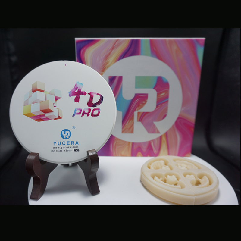 Yucera Dental All Ceramic Zirconia Block Dental Lab 4D Pro Mul-zirconia Block Translucency Dental Zirconia Disc High Quality