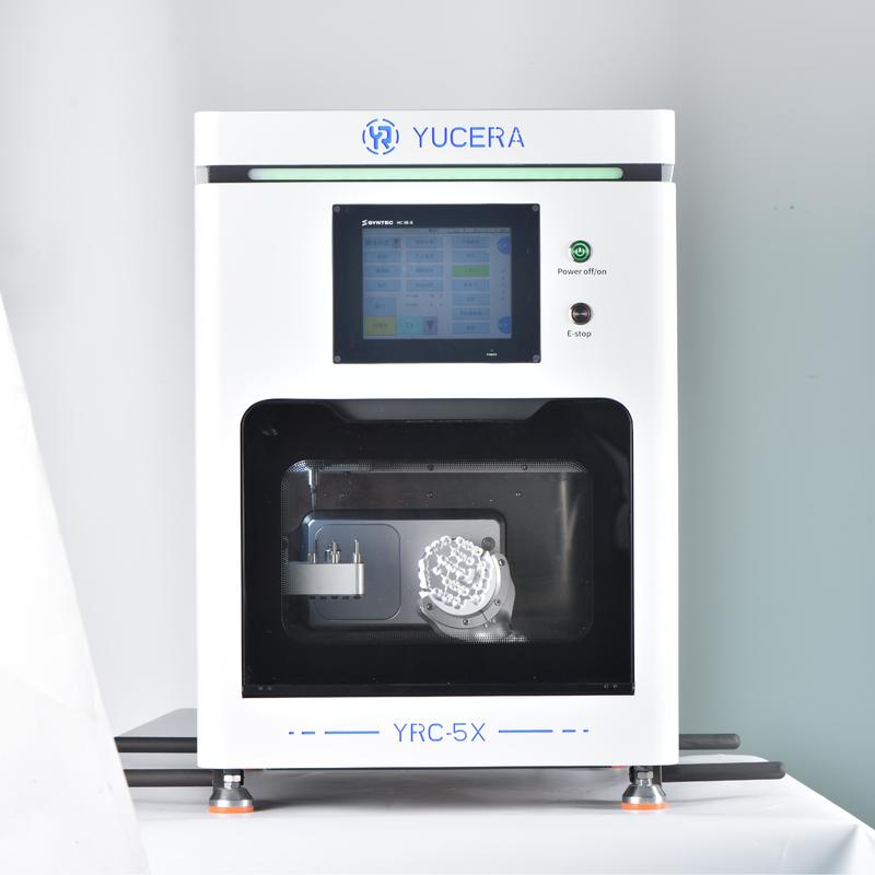دستگاه فرز CNC 5 محوره آزمایشگاه دندانپزشکی چند منظوره Yucera برای زیرکونیا فلز CAD CAM
