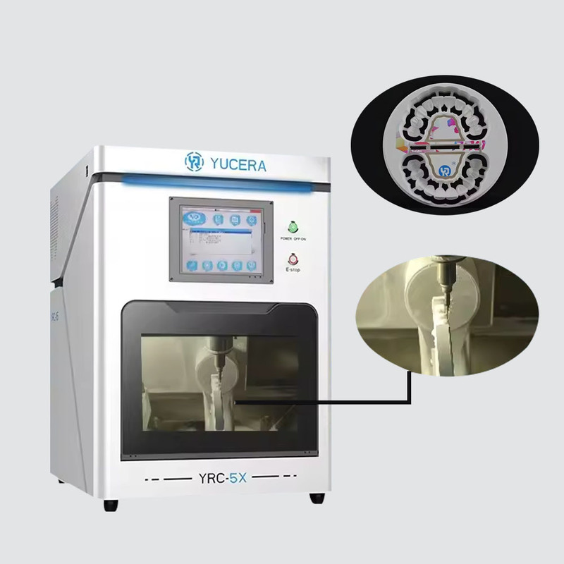 Yucera 5 Axis Dental CNC Milling Machine for Zirconia Metal CAD CAM Lab Equipment Newly Released China Factory