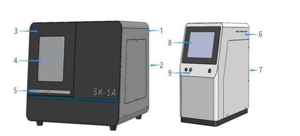 دستگاه فرز دندانپزشکی 5 محوره Cad Cam Yucera برای آزمایشگاه CNC Fresadora Cadcam Dental