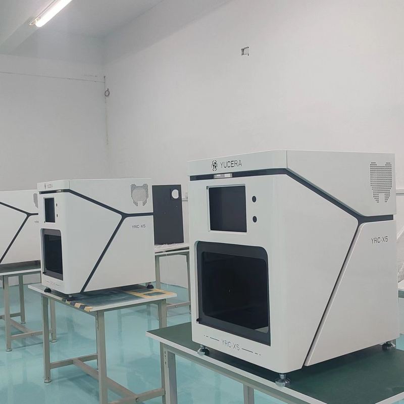 دستگاه فرز دندانی CAD/CAM پنج محوره Yucera YRC-5X - فرز گرم CADCAM زیرکونیا با دستگاه فرز دندانی لابراتوار دندانپزشکی