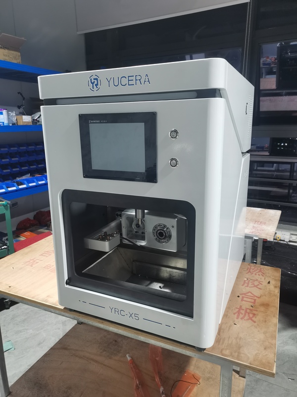 کارخانه کمترین قیمت CAD CAM 5 محور دستگاه فرز دندانپزشکی خشک فرز صندلی برای زیرکونیا، PMMA، WAX