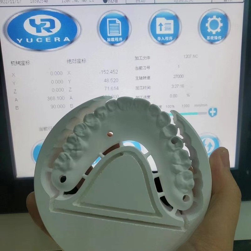 کارخانه کمترین قیمت CAD CAM 5 محور دستگاه فرز دندانپزشکی خشک فرز صندلی برای زیرکونیا، PMMA، WAX