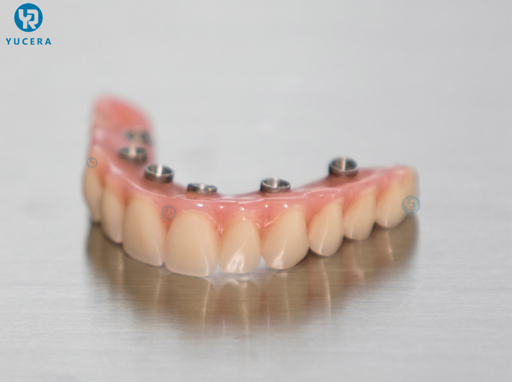 Yucera Cad Cam PMMA تک لایه با کیفیت بالا برای پروتزهای دندانی شفاف و بادوام