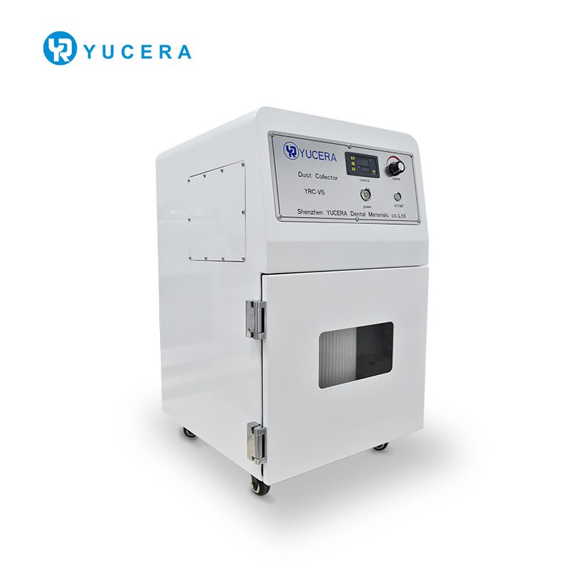 جاروبرقی YUCERA YRC-V5 جاروبرقی دندانپزشکی قابل حمل برای دستگاه فرز CNC دندانپزشکی برای لابراتوار دندانپزشکی