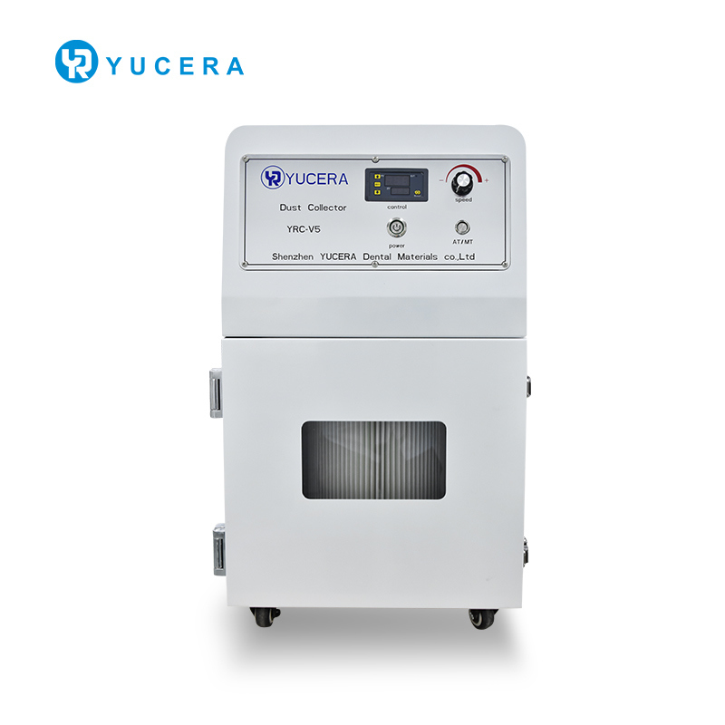 جاروبرقی YUCERA YRC-V5 جاروبرقی دندانپزشکی قابل حمل برای دستگاه فرز CNC دندانپزشکی برای لابراتوار دندانپزشکی