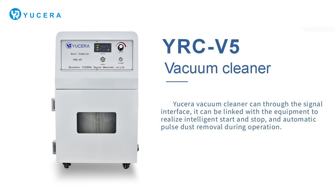 جاروبرقی جمع کننده گرد و غبار آزمایشگاه دندانپزشکی Yucera V5 برای کار دقیق
