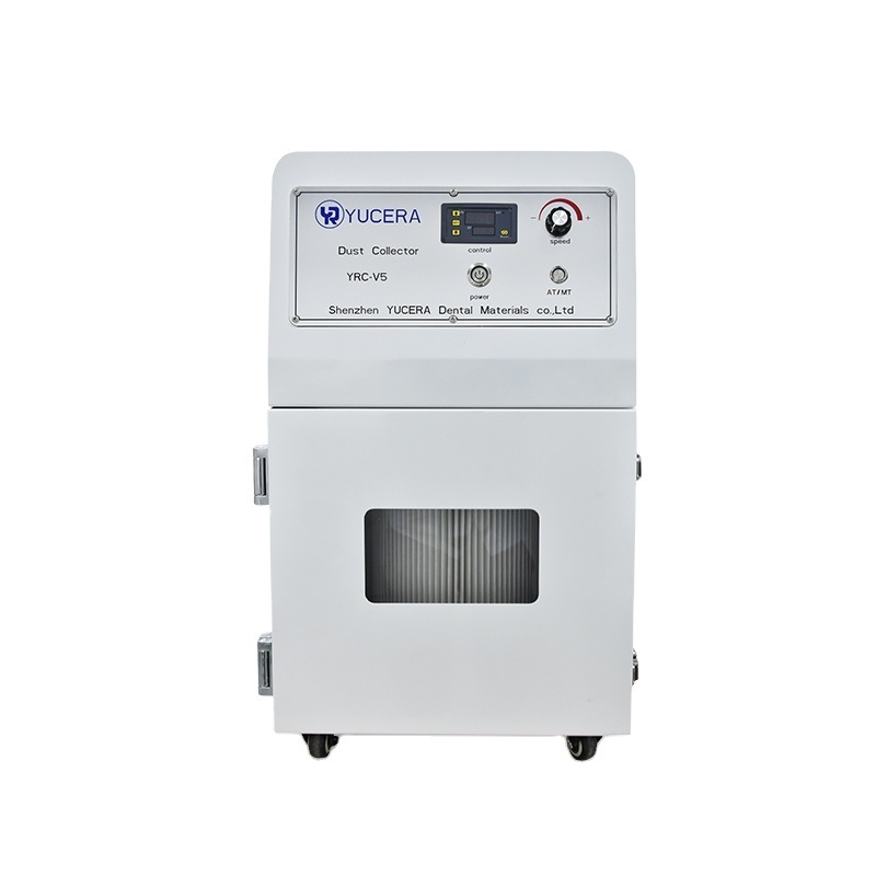 جمع کننده گرد و غبار آزمایشگاه دندانپزشکی LED اقتصادی V5 - صرفه جویی در انرژی و فیلتراسیون کارآمد