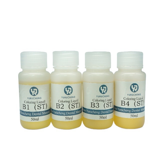 راه حل های لبخند 18 رنگ یو-سرا برای رنگ آمیزی زیرکونیای سرامیکی درخشش طبیعی برای ایجاد لابراتوارهای دندانی