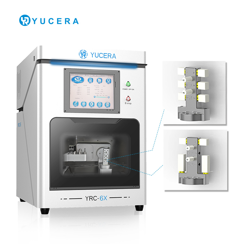 دستگاه فرز CAD/CAM دندانپزشکی YUCERA YRC-6X | دقت 5 محور | دارای گواهی ISO 13485
