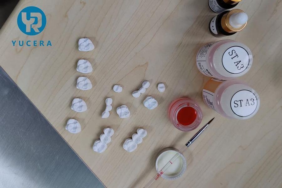 دیسک های زیرکونیای دندانی رنگی Yucera ST که کاملاً با بلوک های با کیفیت ما جفت شده اند