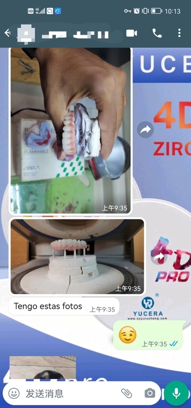 بلوک زیرکونیای Yucera 4D Pro برای لابراتوارهای دندانپزشکی حرفه‌ای، با مشخصات متعدد موجود، کیفیت تضمین شده