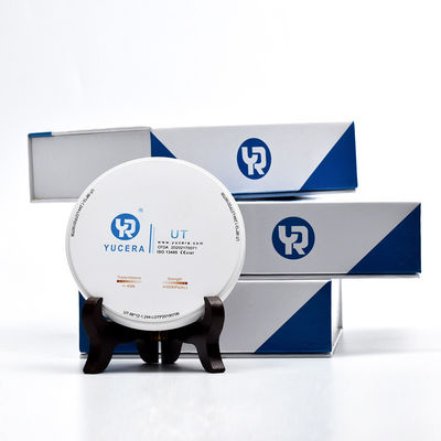 Yucera Dental CAD CAM Zirconia Blocks UT White High Translucent for Veneer