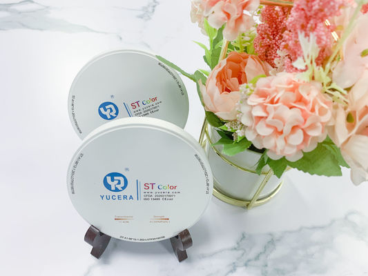 بلوک های زیرکونیایی رنگی ST Color Pre Shaded Dental CAD CAM بلوک های سرامیکی زیرکونیا دندانی